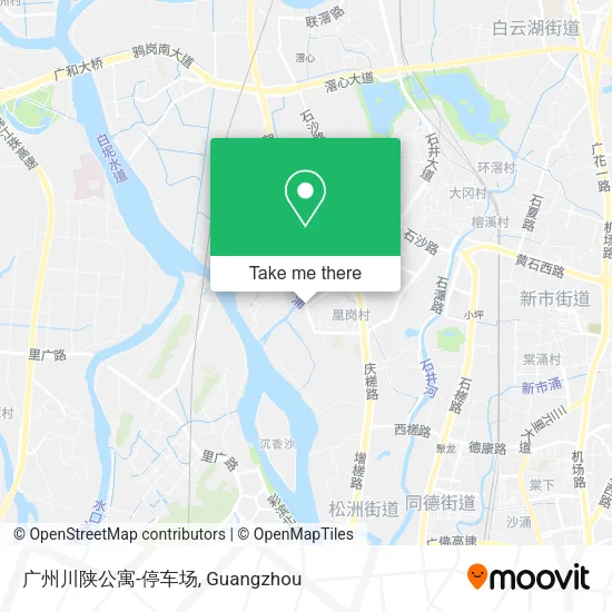 广州川陕公寓-停车场 map