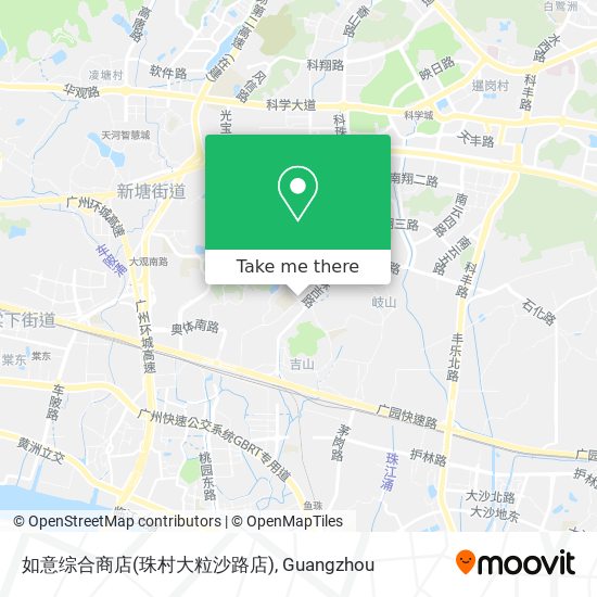 如意综合商店(珠村大粒沙路店) map