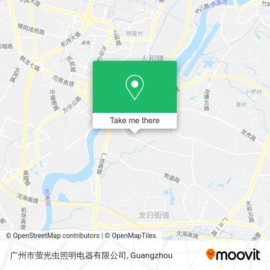 广州市萤光虫照明电器有限公司 map