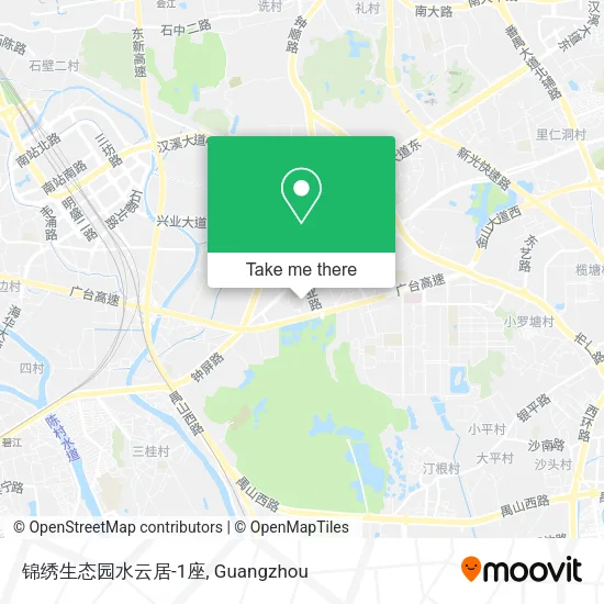 锦绣生态园水云居-1座 map