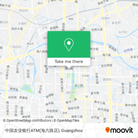 中国农业银行ATM(海六路店) map