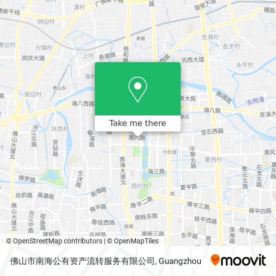 佛山市南海公有资产流转服务有限公司 map