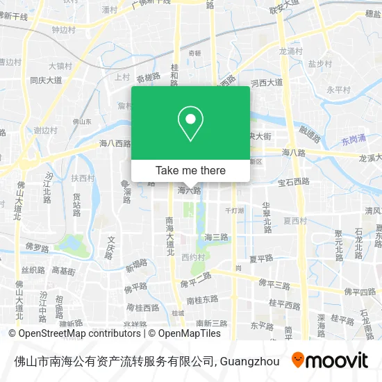佛山市南海公有资产流转服务有限公司 map