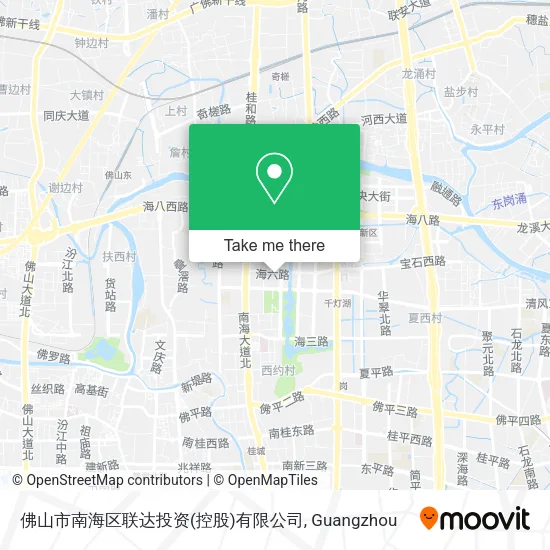 佛山市南海区联达投资(控股)有限公司 map