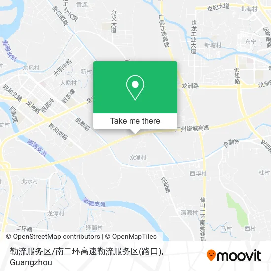 勒流服务区/南二环高速勒流服务区(路口) map