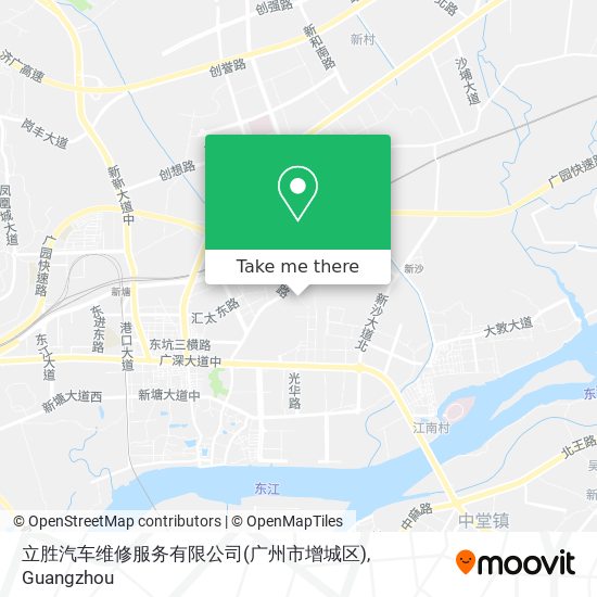 立胜汽车维修服务有限公司(广州市增城区) map