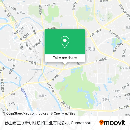 佛山市三水新明珠建陶工业有限公司 map