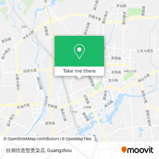 自潮坊造型烫染店 map