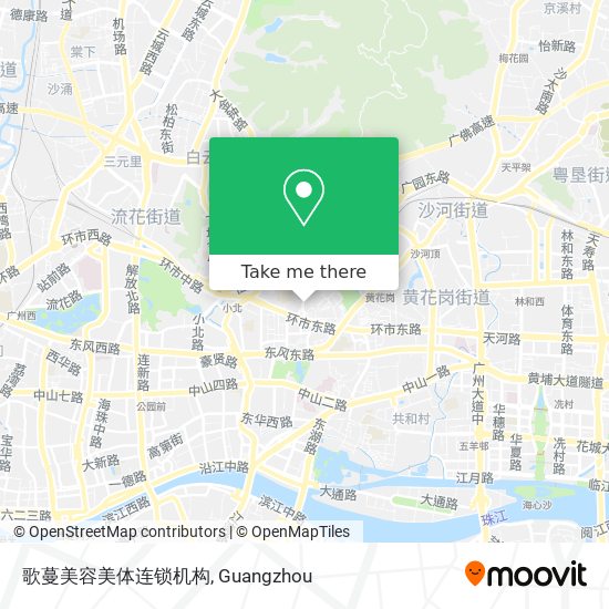 歌蔓美容美体连锁机构 map