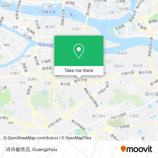 诗诗极简店 map