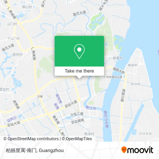 柏丽星寓-南门 map