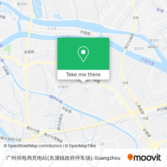 广州供电局充电站(东涌镇政府停车场) map
