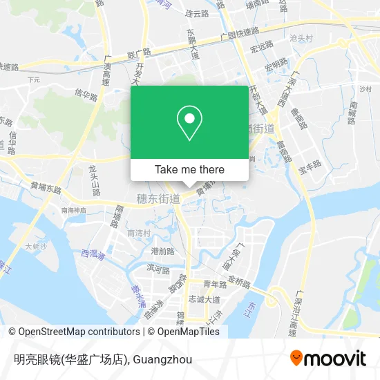 明亮眼镜(华盛广场店) map