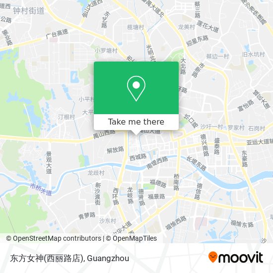 东方女神(西丽路店) map