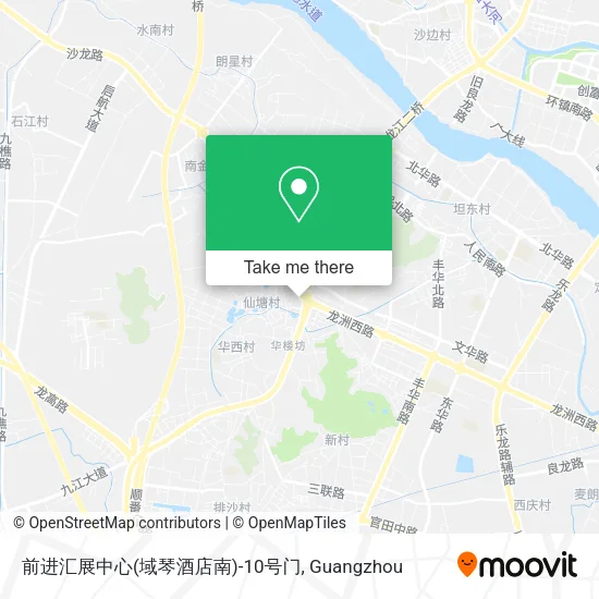 前进汇展中心(域琴酒店南)-10号门 map