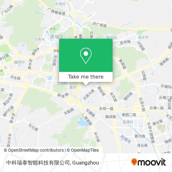 中科瑞泰智能科技有限公司 map