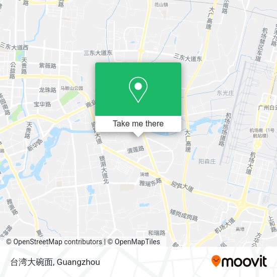 台湾大碗面 map