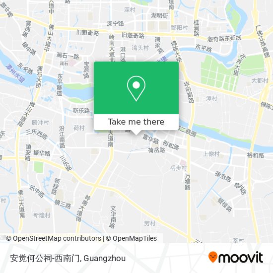 安觉何公祠-西南门 map