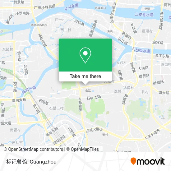 标记餐馆 map