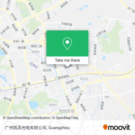 广州凯高光电有限公司 map