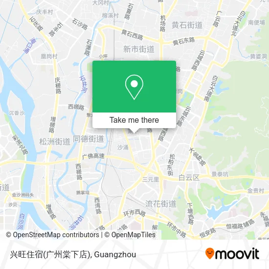 兴旺住宿(广州棠下店) map