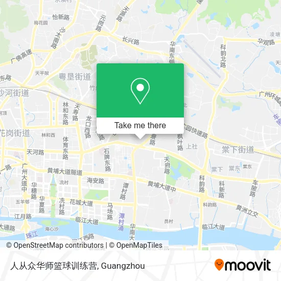 人从众华师篮球训练营 map
