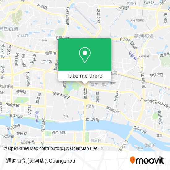 通购百货(天河店) map