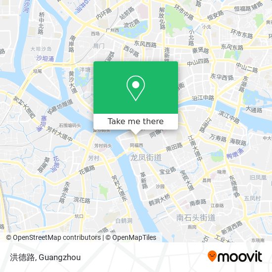 洪德路 map