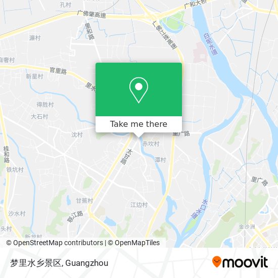 梦里水乡景区 map