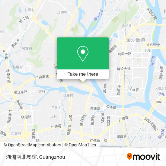 湖洲南北餐馆 map