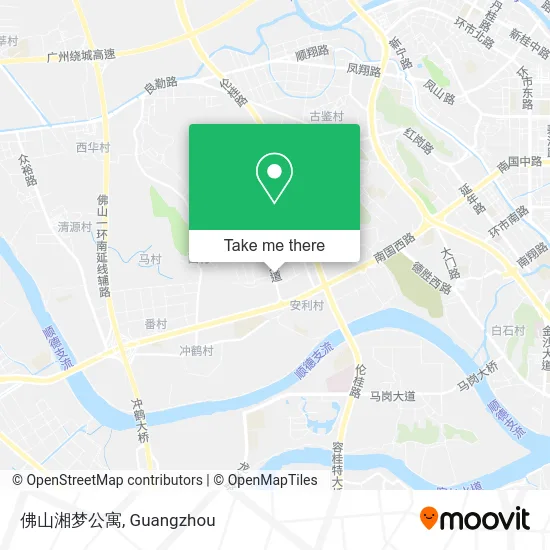 佛山湘梦公寓 map