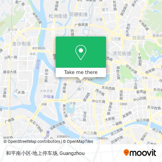 和平南小区-地上停车场 map