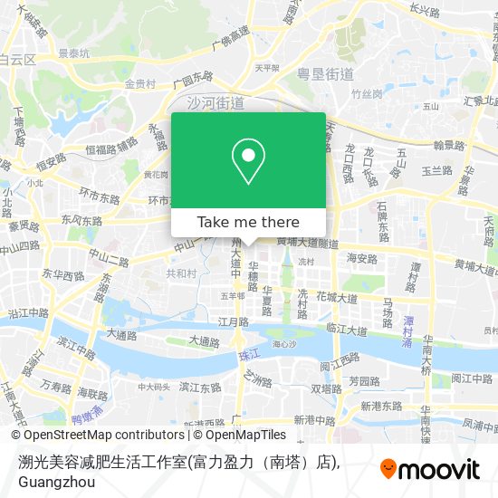 溯光美容减肥生活工作室(富力盈力（南塔）店) map