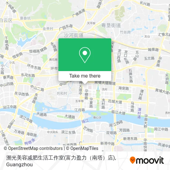 溯光美容减肥生活工作室(富力盈力（南塔）店) map