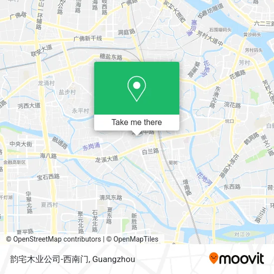 韵宅木业公司-西南门 map