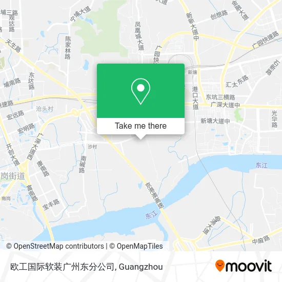 欧工国际软装广州东分公司 map