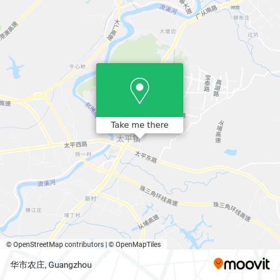 华市农庄 map