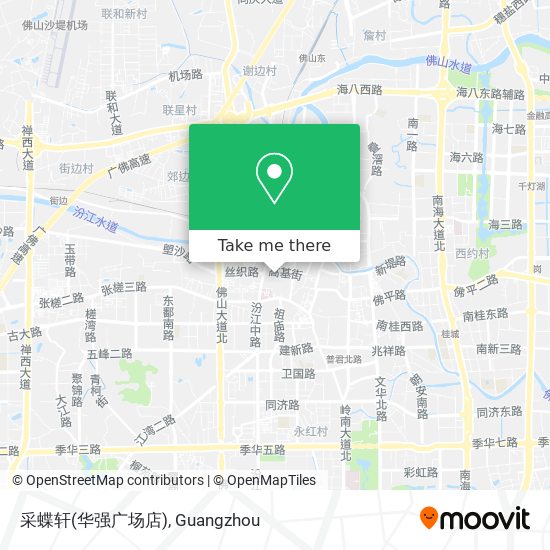 采蝶轩(华强广场店) map