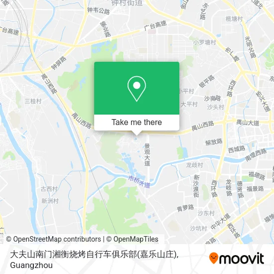 大夫山南门湘衡烧烤自行车俱乐部(嘉乐山庄) map