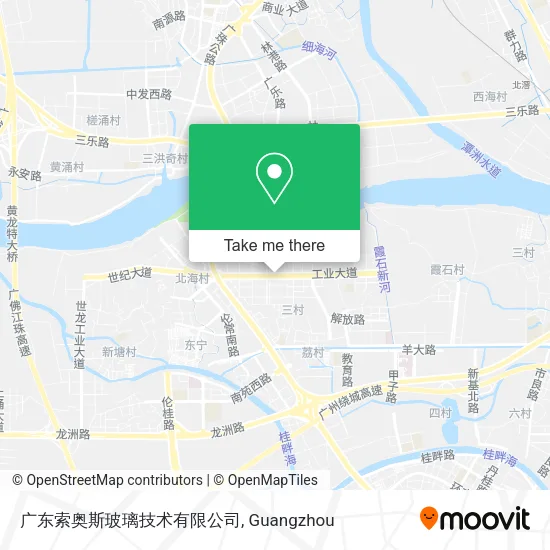 广东索奥斯玻璃技术有限公司 map
