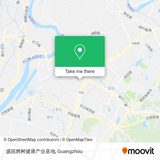 盛国腾树健康产业基地 map