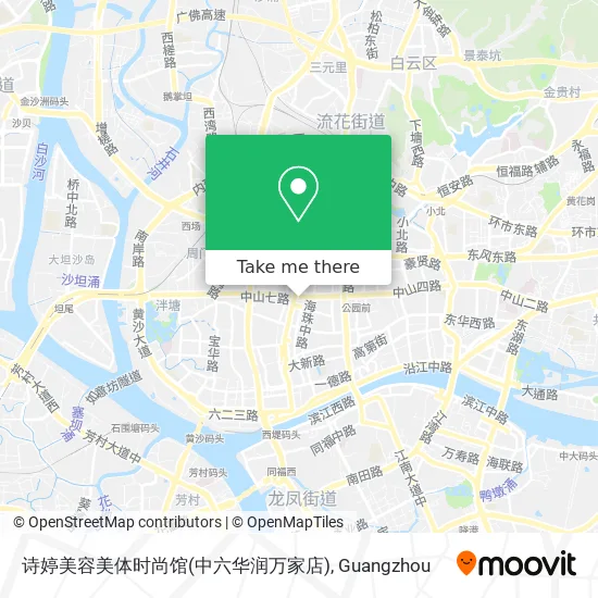 诗婷美容美体时尚馆(中六华润万家店) map