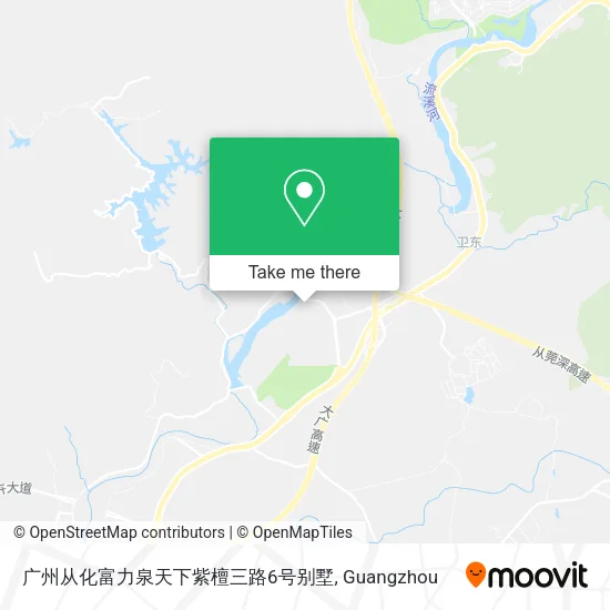 广州从化富力泉天下紫檀三路6号别墅 map