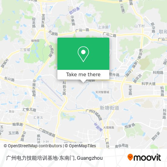 广州电力技能培训基地-东南门 map