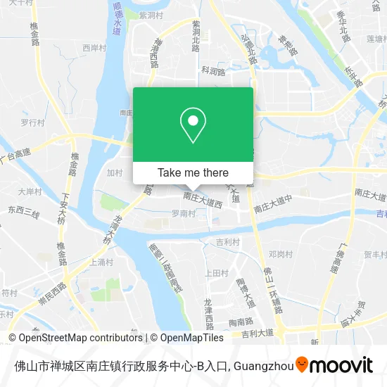佛山市禅城区南庄镇行政服务中心-B入口 map