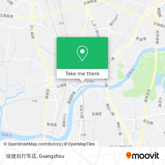 按捷自行车店 map