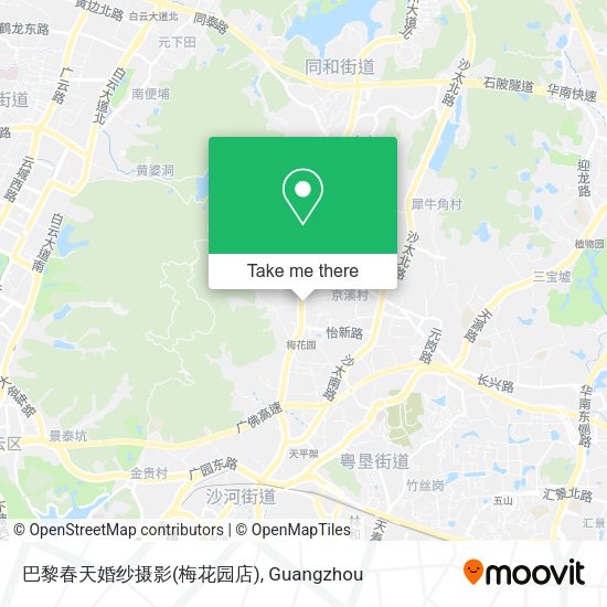 巴黎春天婚纱摄影(梅花园店) map