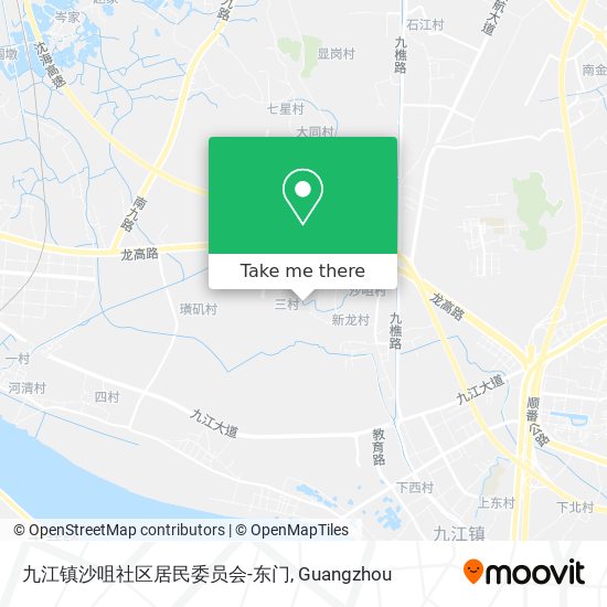 九江镇沙咀社区居民委员会-东门 map