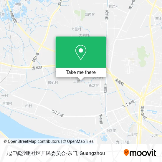 九江镇沙咀社区居民委员会-东门 map