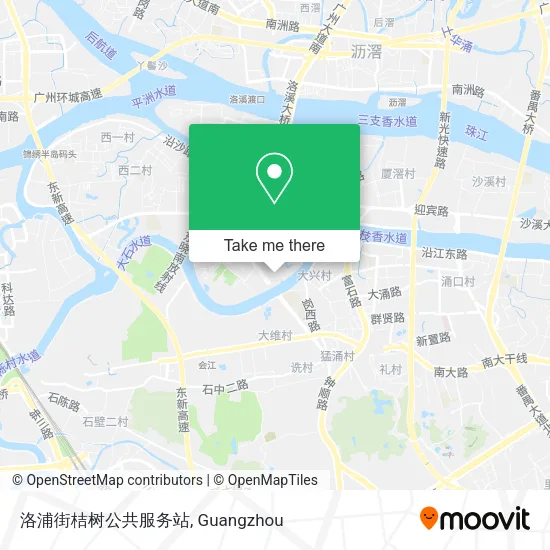 洛浦街桔树公共服务站 map